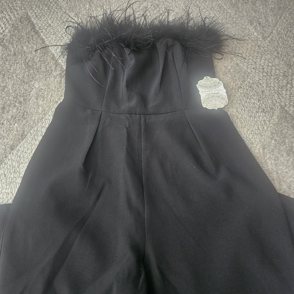 Altar'd State Feather Jumpsuit New - Picture 4 of 4